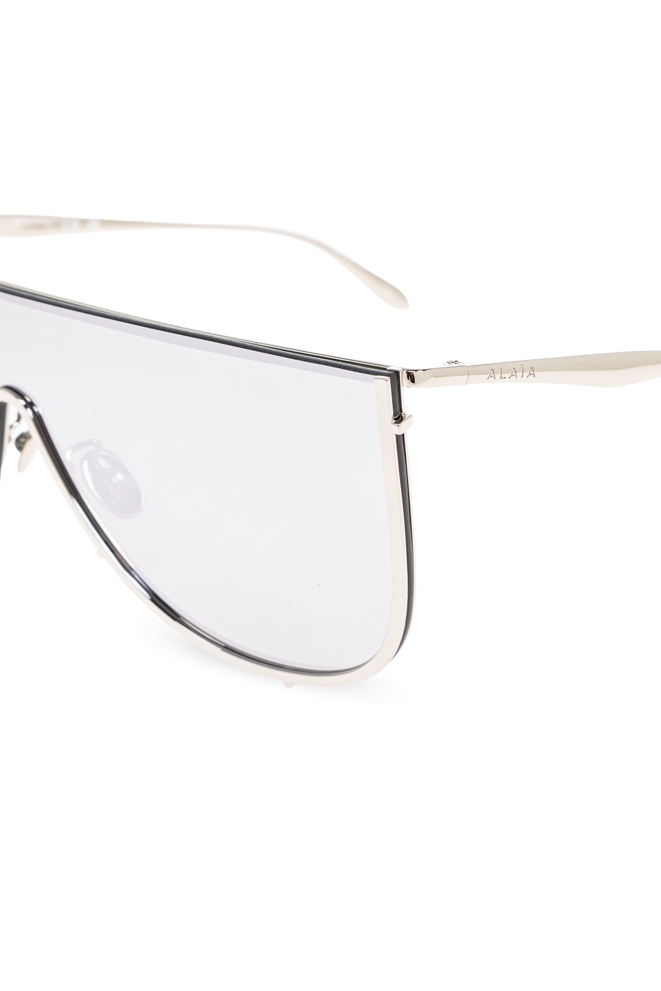 サングラス ALAIA FW25 Alaia Eyewear Mask Sunglasses (AA0094S 005) ALAÏA BROWN MASK SUNGLASSES |ALAÏA US